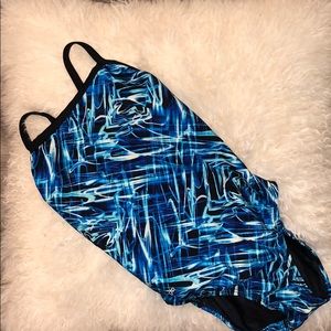 🌻Speedo • One Piece Blue and White🌻